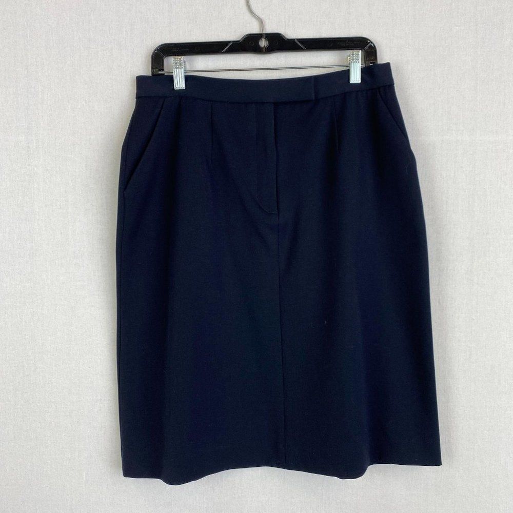 HOLT RENFREW Collection Blue Skirt - Picture 5 of 7